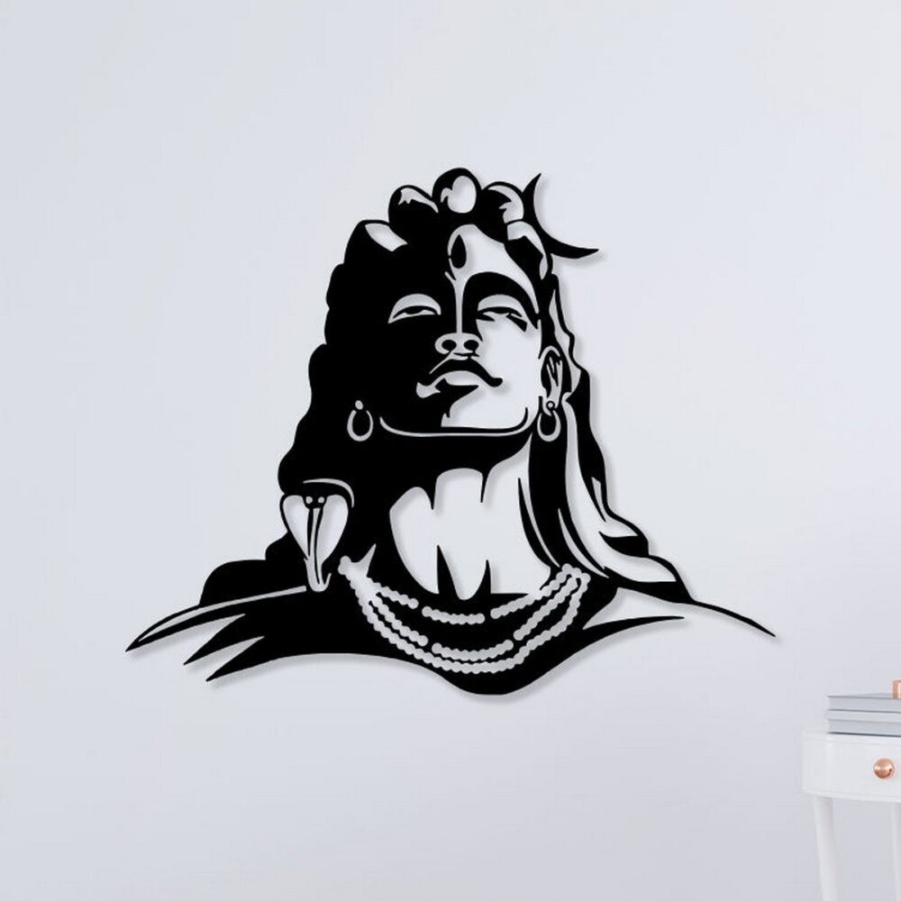 Lord Shiva Metal Wall Art1
