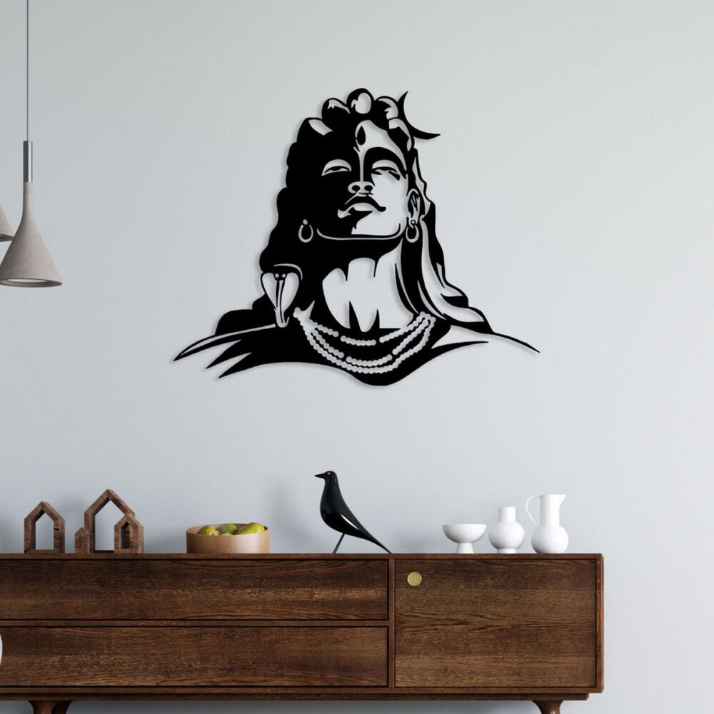Lord Shiva Metal Wall Art3