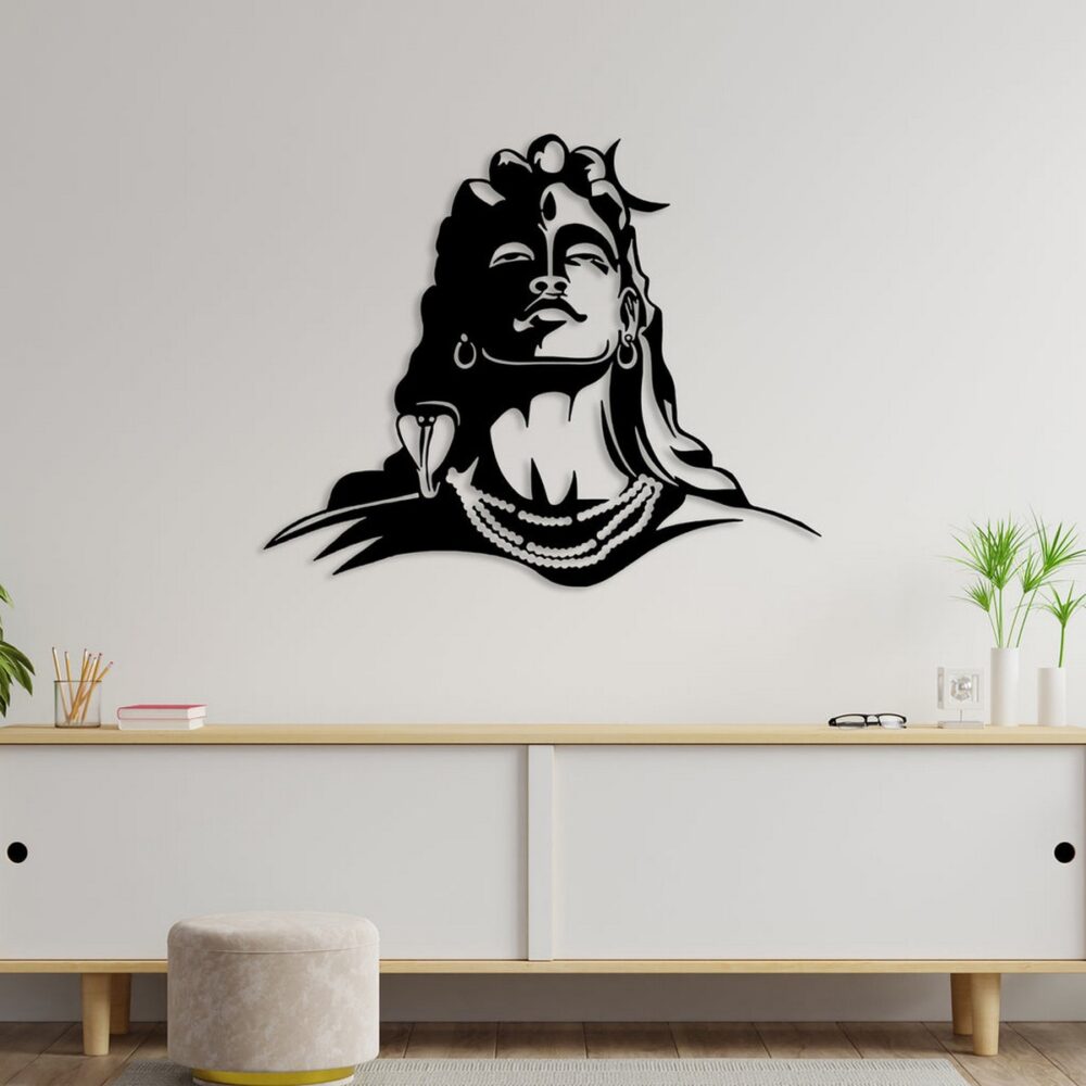Lord Shiva Metal Wall Art4 1