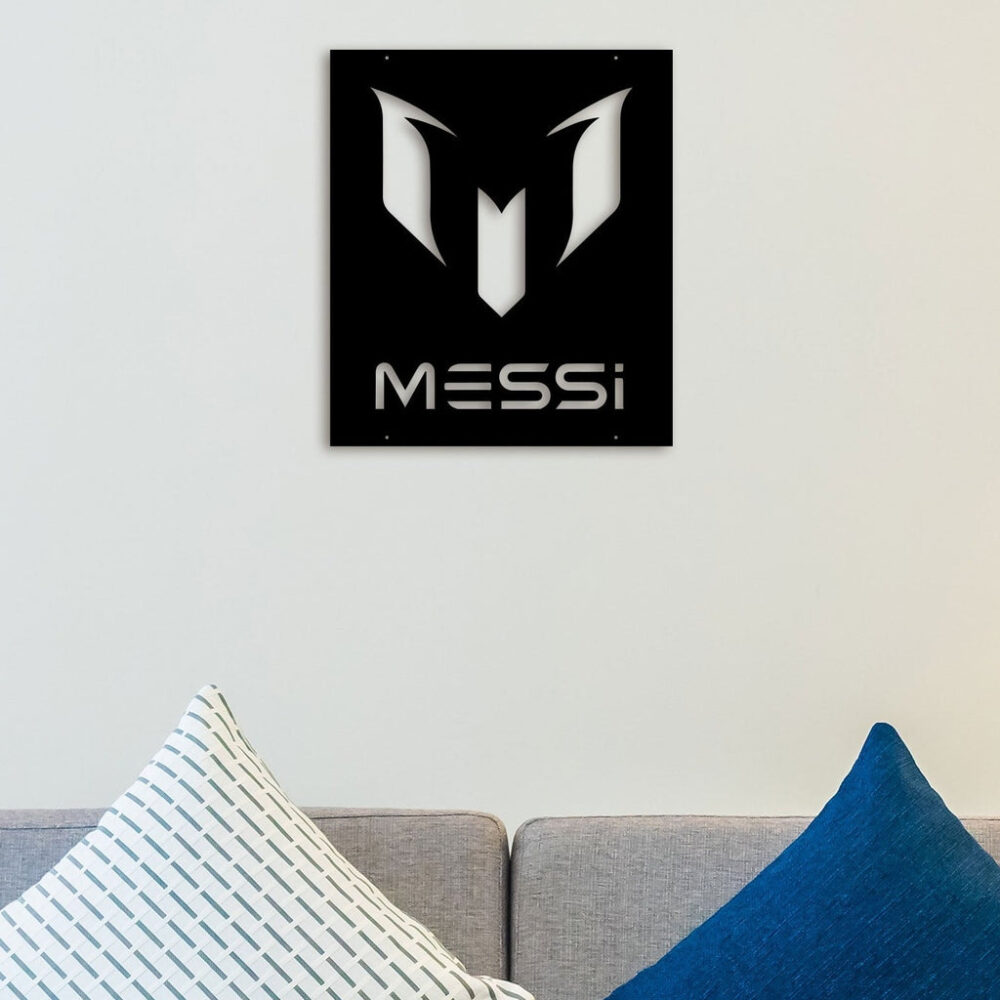 Messi Lover Metal Wall Art2