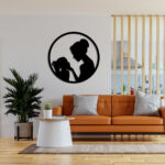 Mother & Daughter Metal Wall Art6