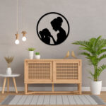 Mother & Daughter Metal Wall Art7