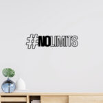 No Limit Metal Wall Art