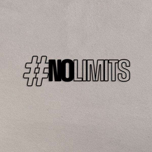 No Limit Metal Wall Art1