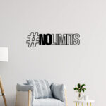 No Limit Metal Wall Art2