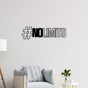 No Limit Metal Wall Art2