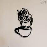 Owl Face Metal Wall Art1