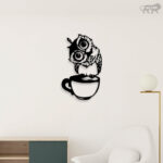 Owl Face Metal Wall Art3