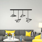 Paper Plane Metal Wall Art5