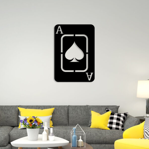 Playing Card Metal Wall Art