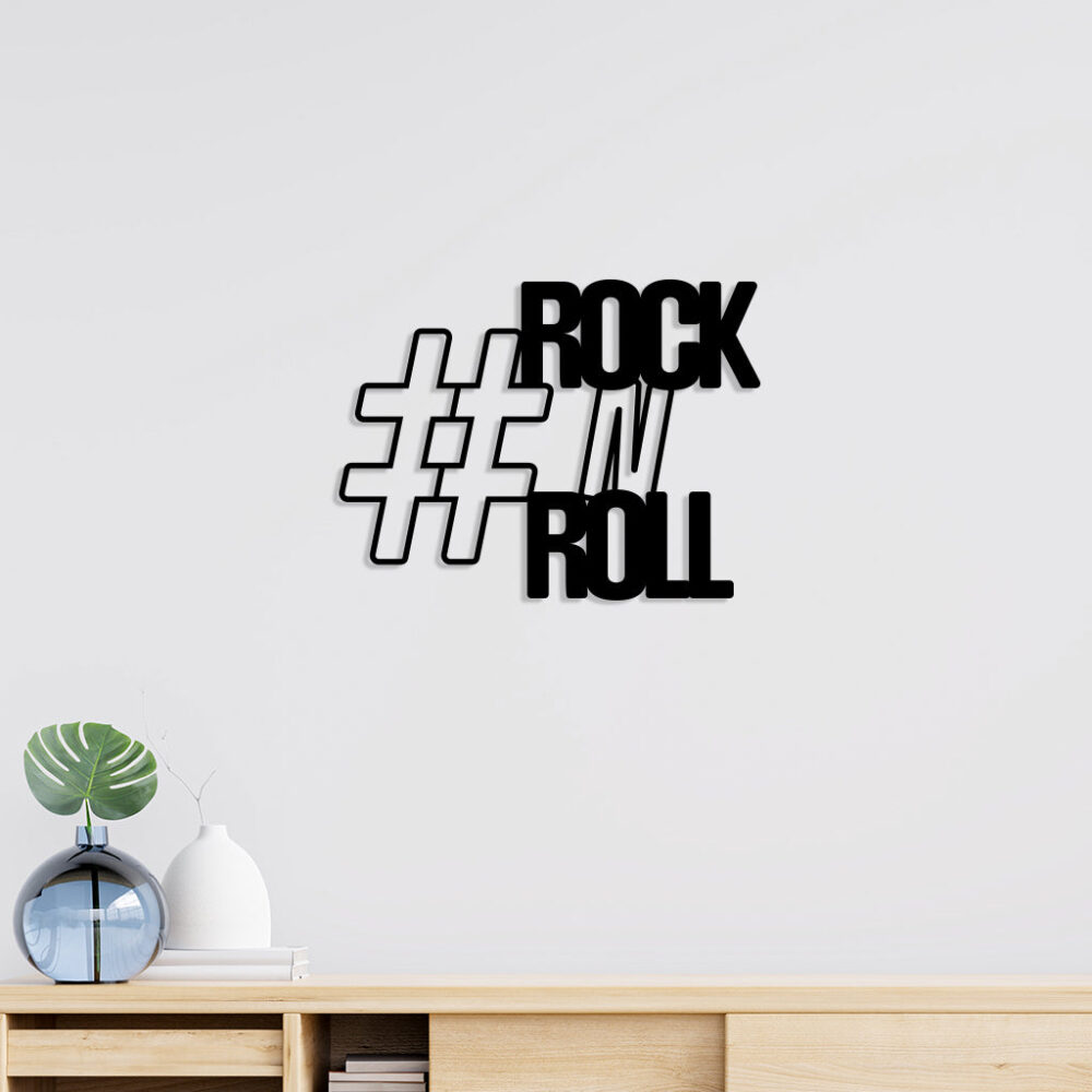 Rock N Roll Metal Wall Art