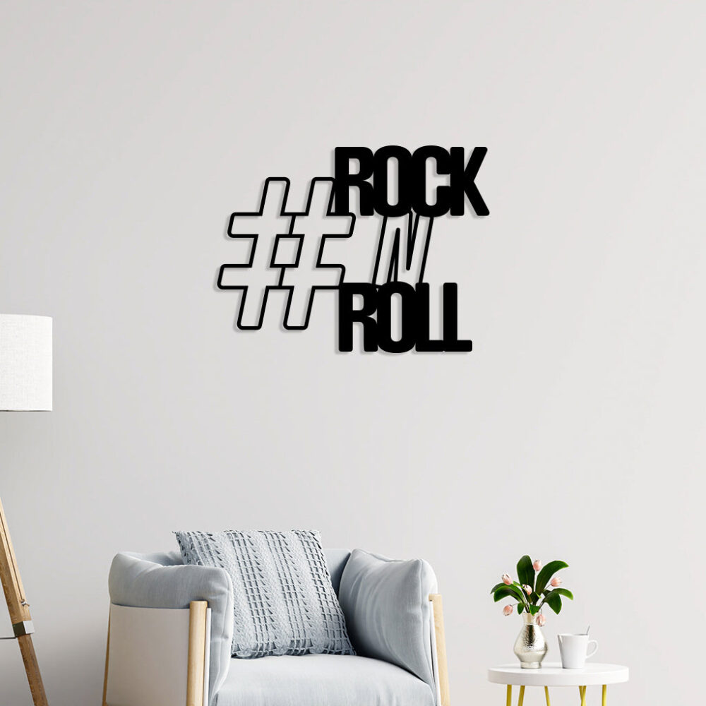Rock N Roll Metal Wall Art3
