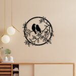 Romantic Beautiful Bird Dual Metal Wall Art5 1