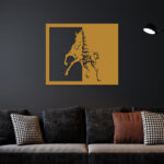 Running Horse Metal Wall Art3