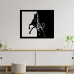 Running Horse Metal Wall Art4