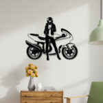 Sports Bike Metal Wall Art 1