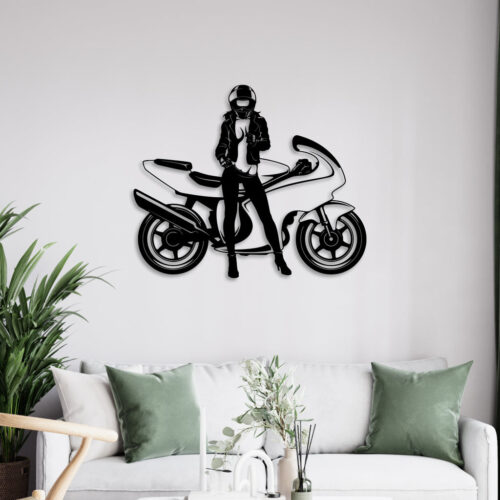 Sports Bike Metal Wall Art2