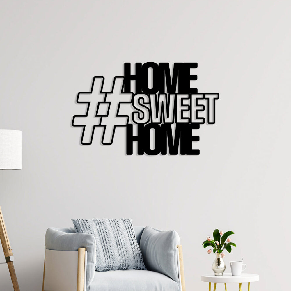 Sweet Home Metal Wall Art