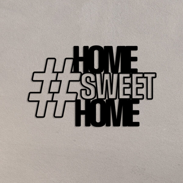 Sweet Home Metal Wall Art1