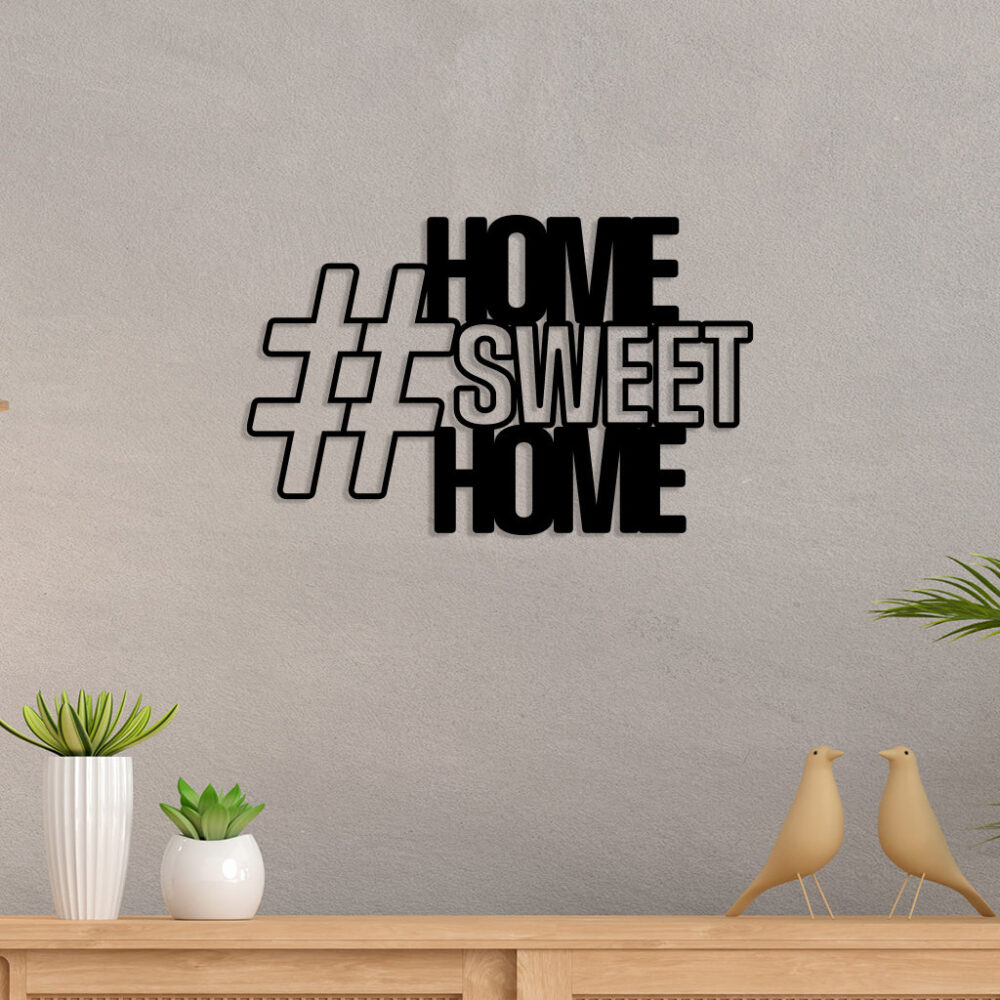 Sweet Home Metal Wall Art2
