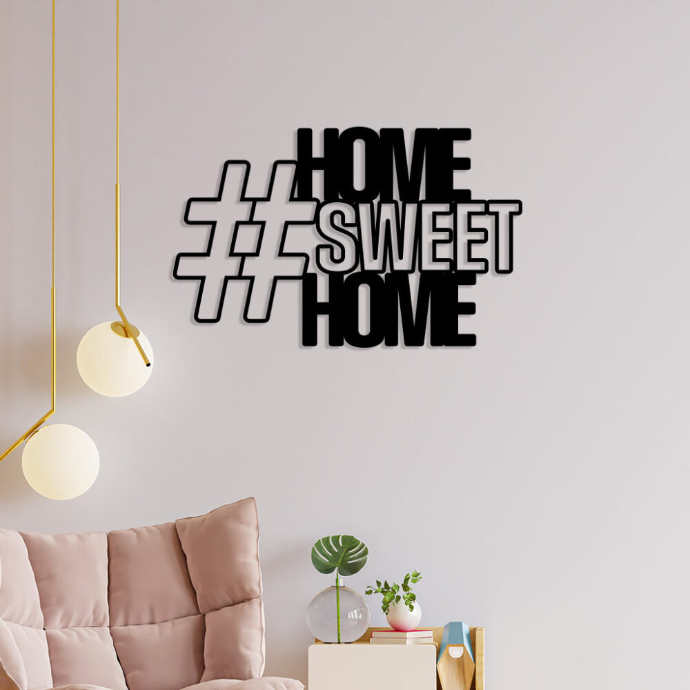 Sweet Home Metal Wall Art3