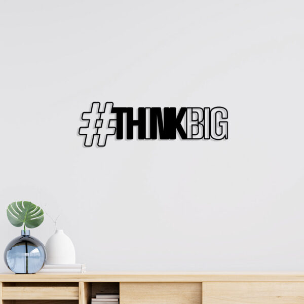 Think Big Metal Wall Art