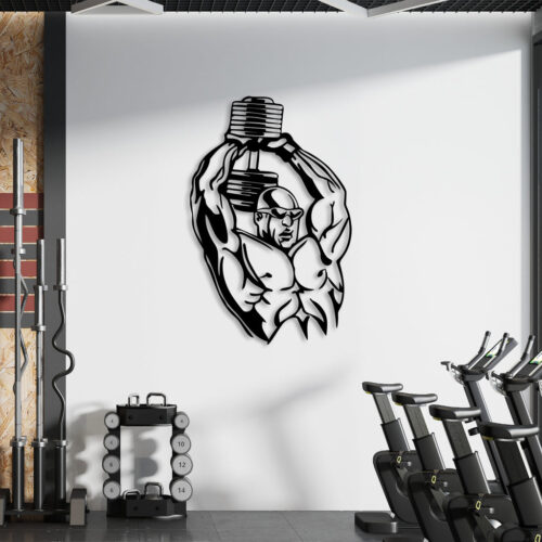 Triceps Exercise Metal Wall Art