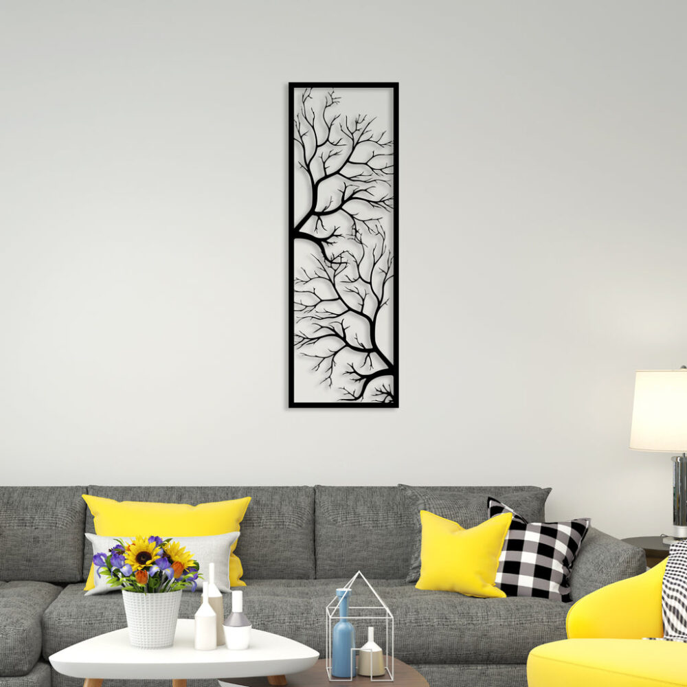 Two Elegant Tree Metal Wall Art2
