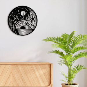 Ultimate Sun And Moon Metal Wall Art3