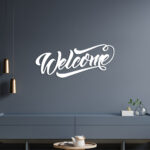 Welcome Metal Wall Art3