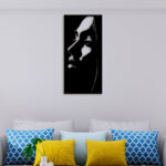 Woman Face Metal Wall Art