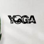 YOGA Word Metal Wall Art3