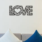 Abstract Love Metal Wall Art3