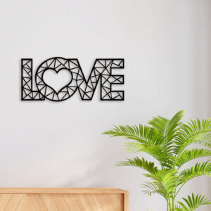 Abstract Love Metal Wall Art4