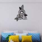 Attractive Flower Metal Wall Art2