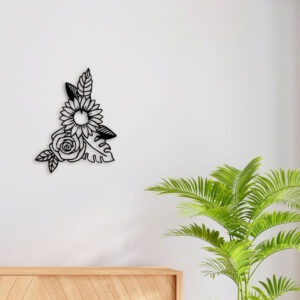 Attractive Flower Metal Wall Art4