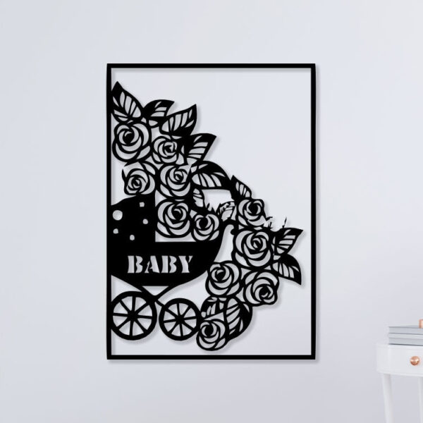 Baby Gift Metal Wall Art1