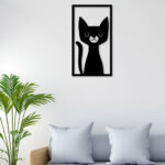 Beautiful Cat Metal Wall Art2