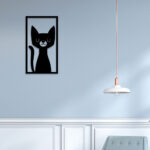 Beautiful Cat Metal Wall Art3