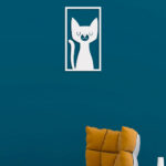 Beautiful Cat Metal Wall Art4