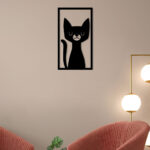 Beautiful Cat Metal Wall Art5