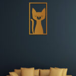 Beautiful Cat Metal Wall Art6