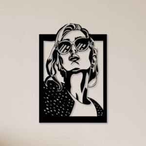 Beautiful Women Metal Wall Art1