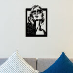 Beautiful Women Metal Wall Art2