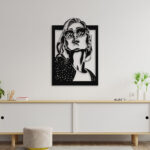 Beautiful Women Metal Wall Art3