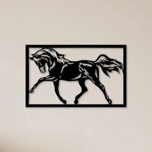 Dancing Horse Metal Wall Art1