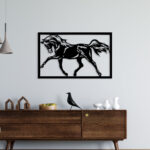 Dancing Horse Metal Wall Art3