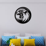 Danger Tiger Face Metal Wall Art4