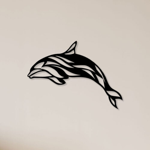 Dolphin Fish Metal Wall Art1