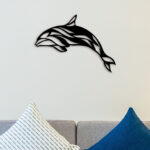 Dolphin Fish Metal Wall Art2